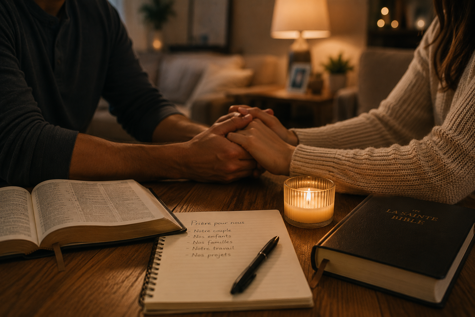 Prier en couple : comment le faire sans que ça semble forcé