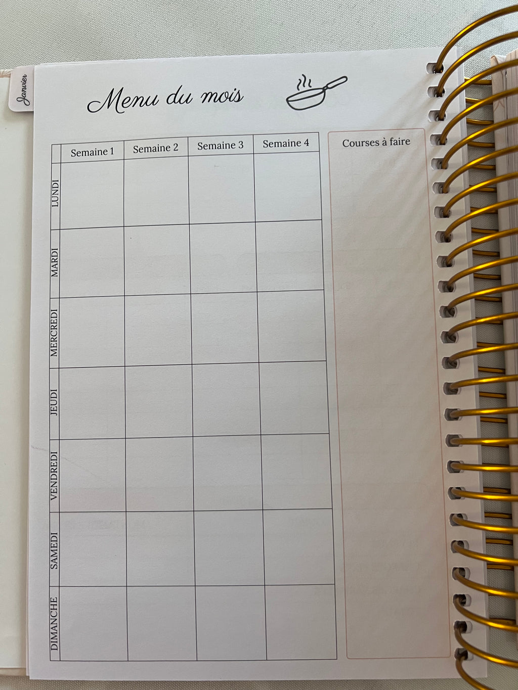 Journal/Planner 2026 (stock limité)