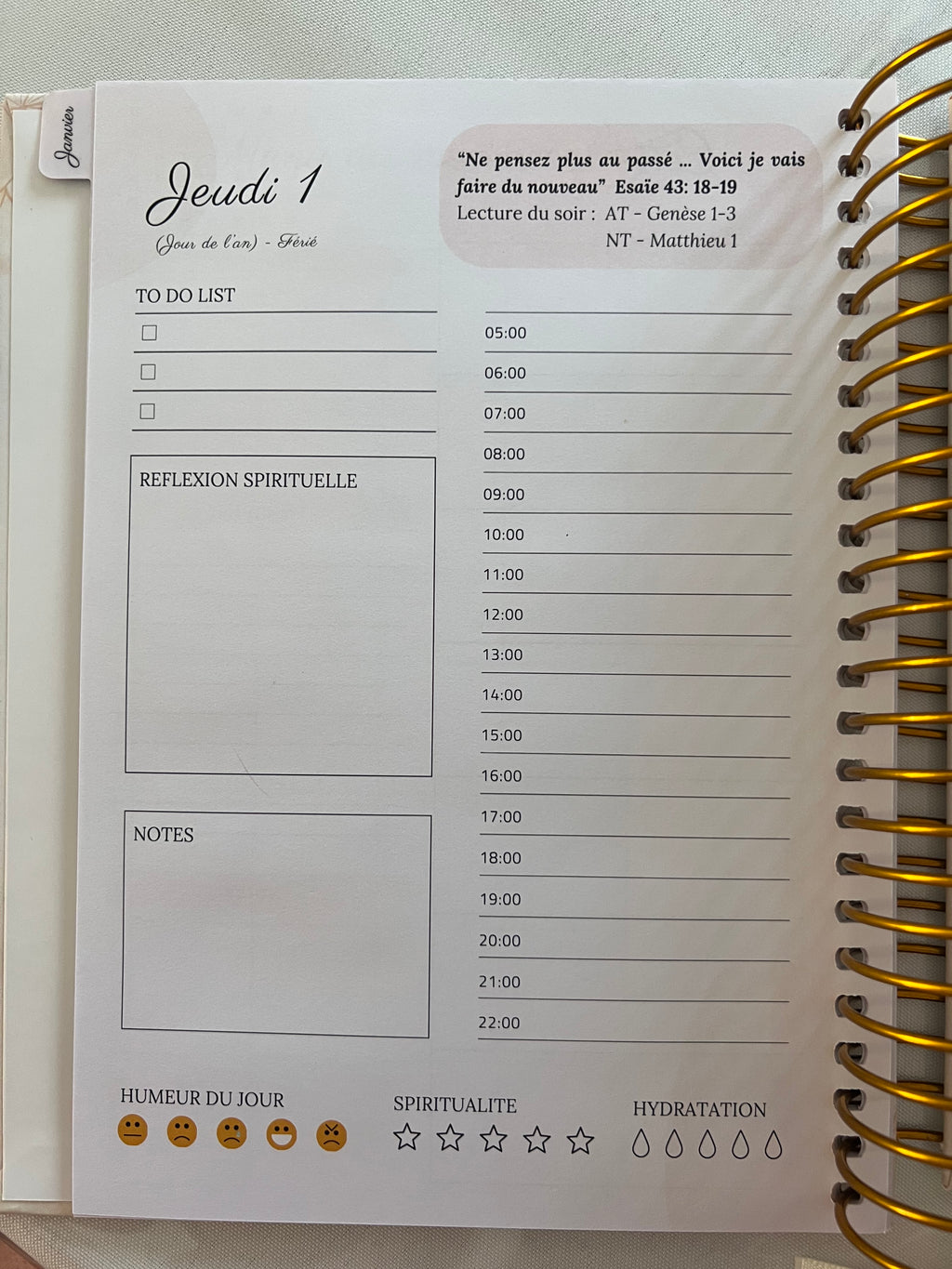 Journal/Planner 2026 (stock limité)