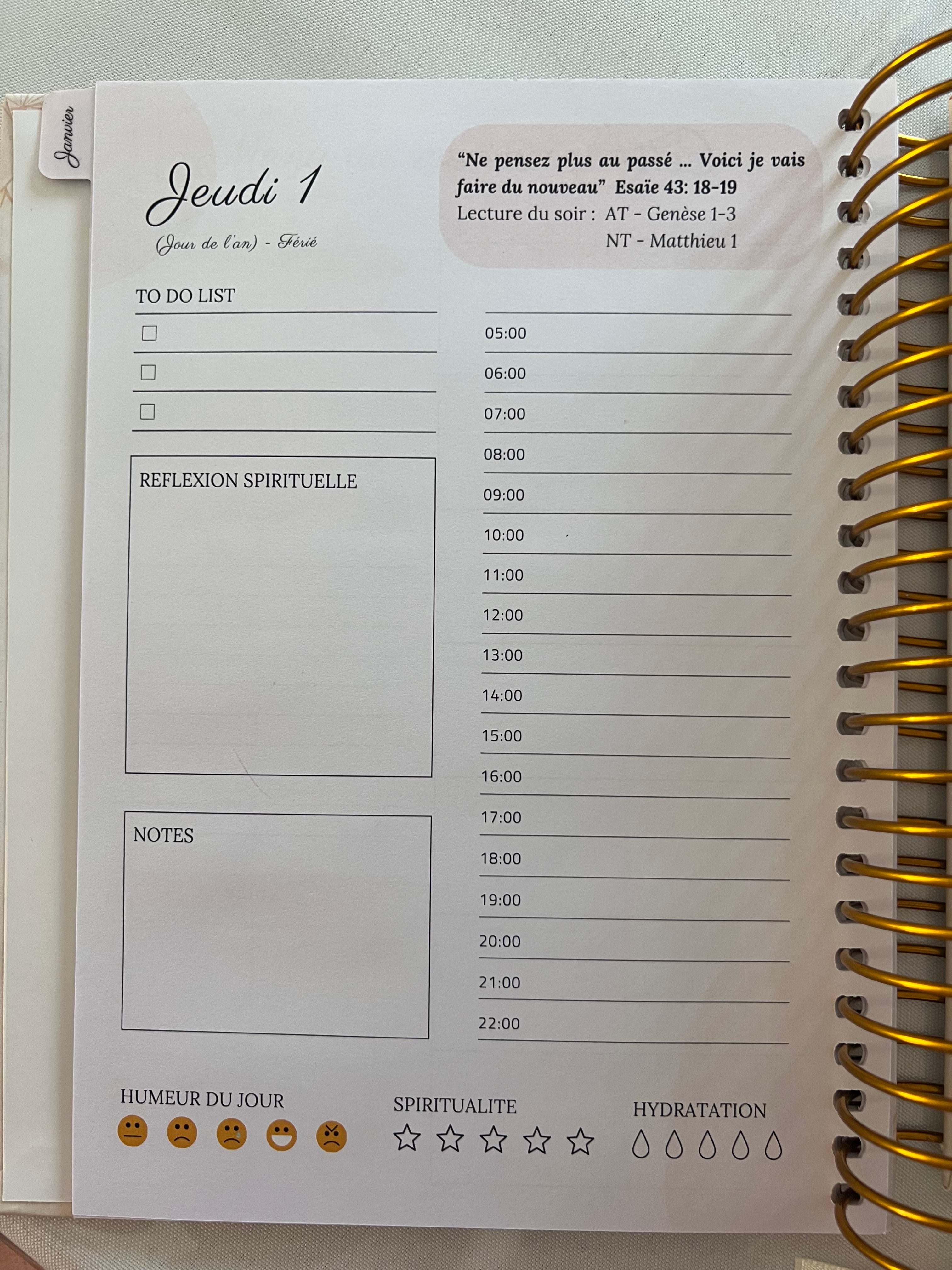 Journal/Planner 2026 (stock limité)