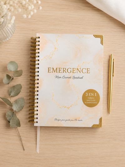 Carnet Spirituel 3-en-1 : Prédication · Étude Biblique · Prière