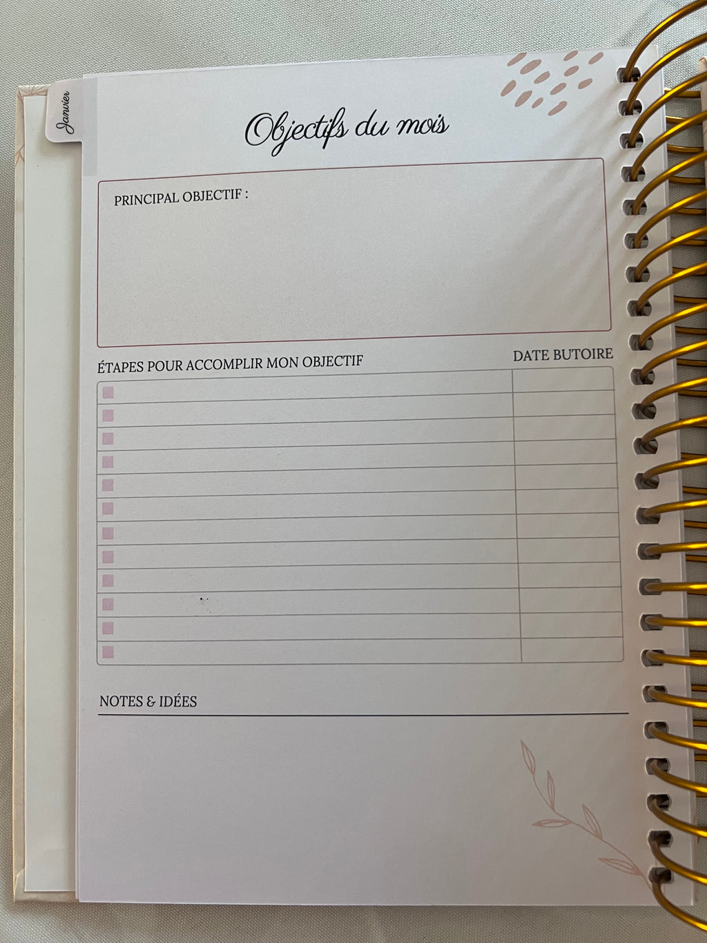 Journal/Planner 2026 (stock limité)
