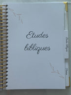 Carnet Spirituel 3-en-1 : Prédication · Étude Biblique · Prière