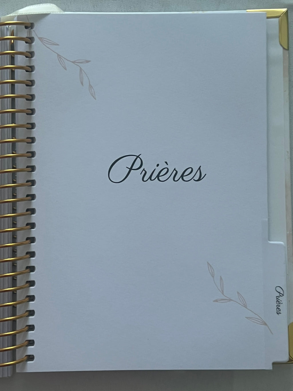 Carnet Spirituel 3-en-1 : Prédication · Étude Biblique · Prière